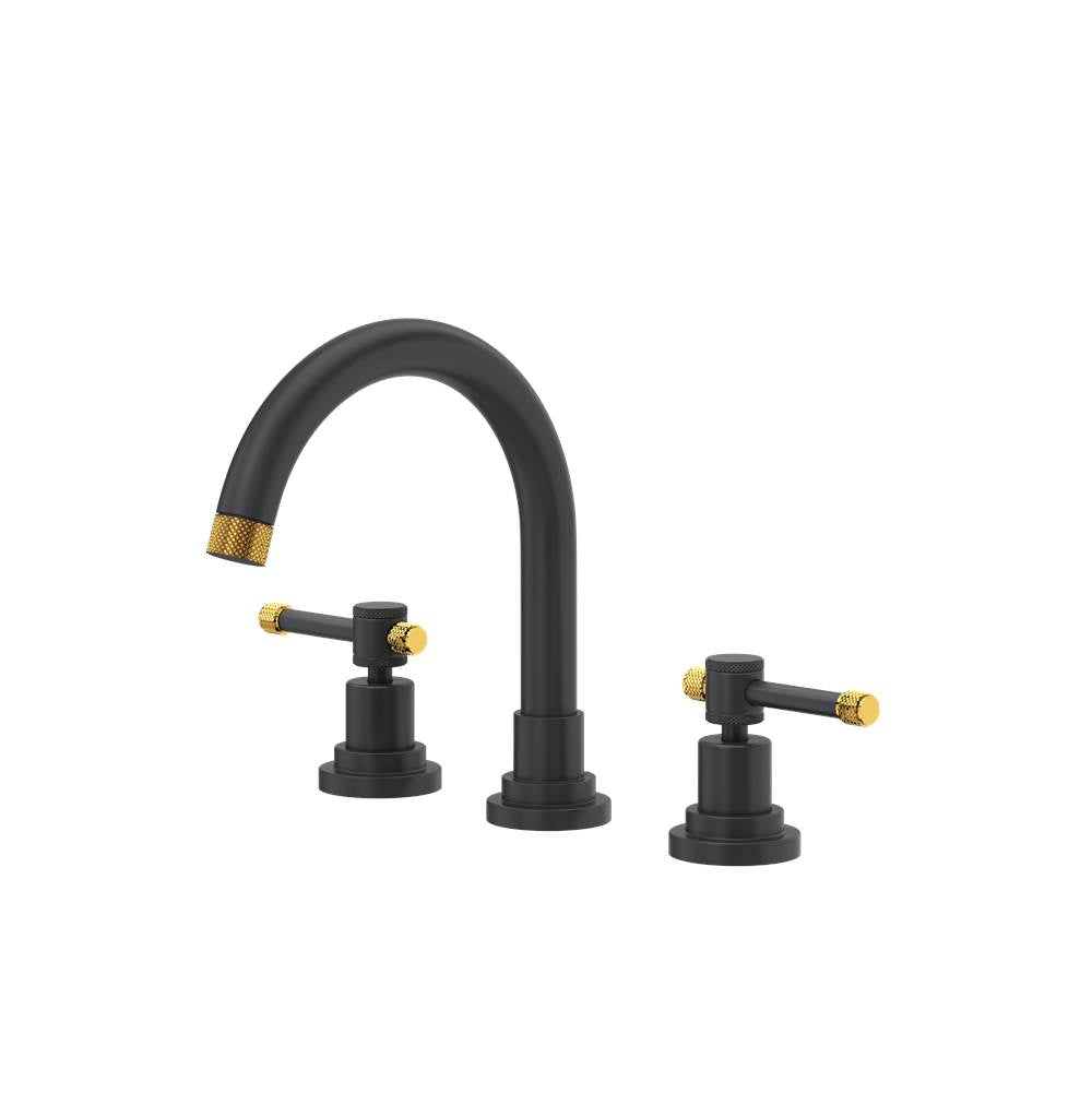 Rohl CP08D3IL Campo Widespread Lavatory Faucet With C-Spout