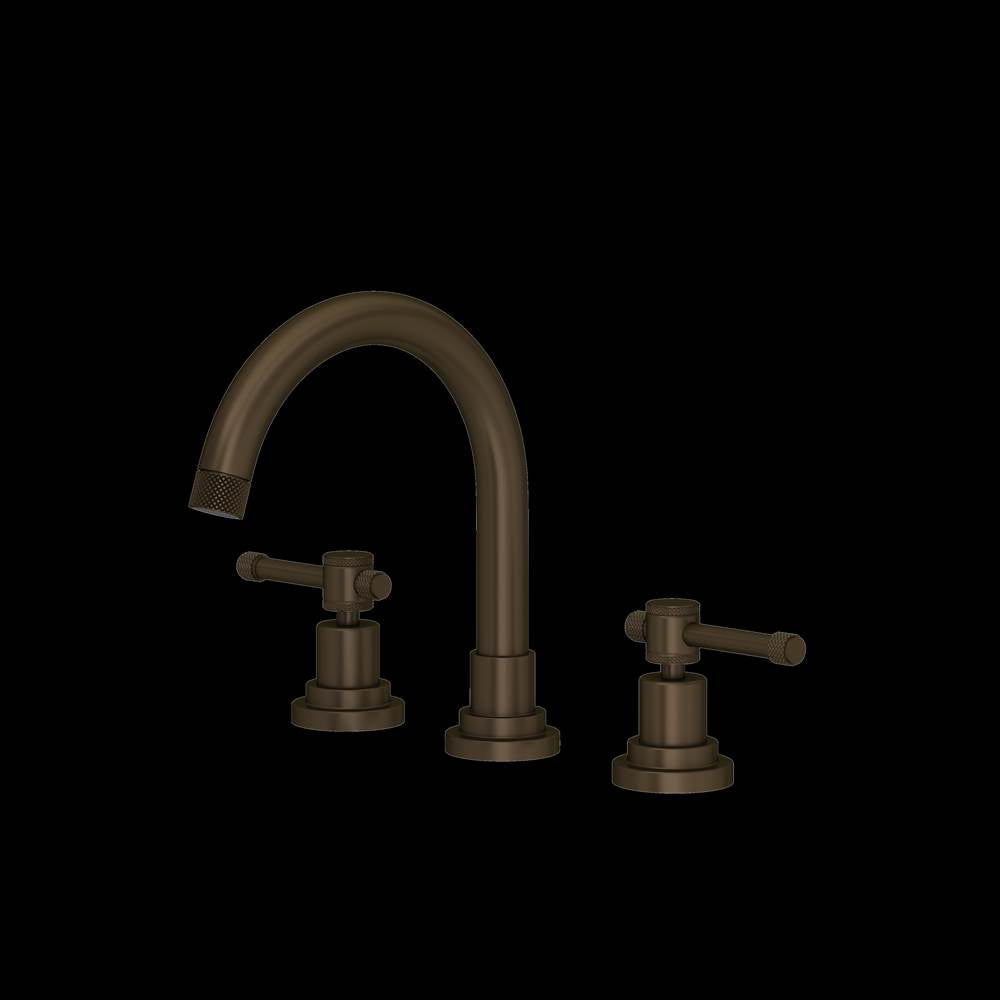 Rohl CP08D3IL Campo Widespread Lavatory Faucet With C-Spout