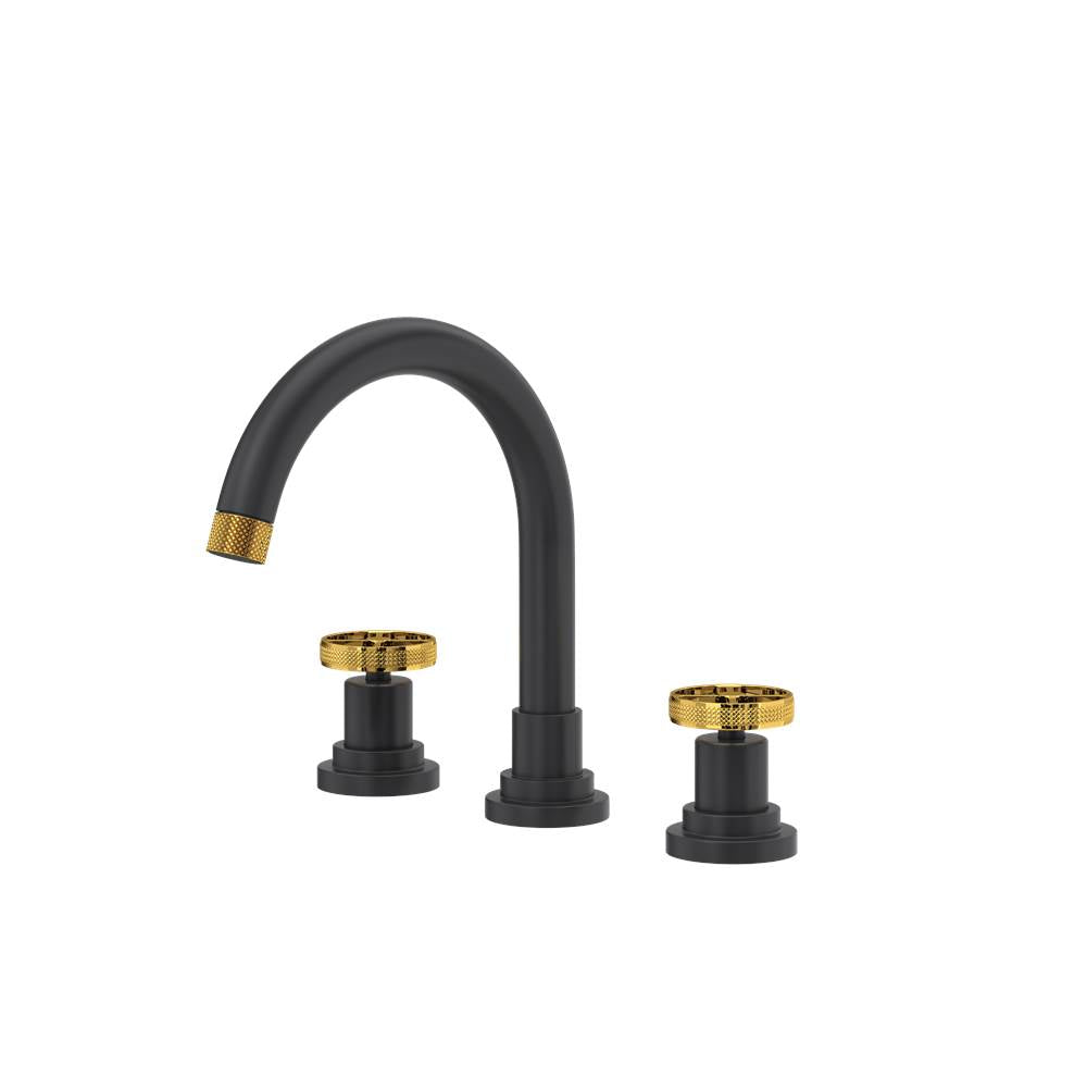 Rohl CP08D3IW Campo Widespread Lavatory Faucet With C-Spout