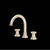Rohl CP08D3IW Campo Widespread Lavatory Faucet With C-Spout
