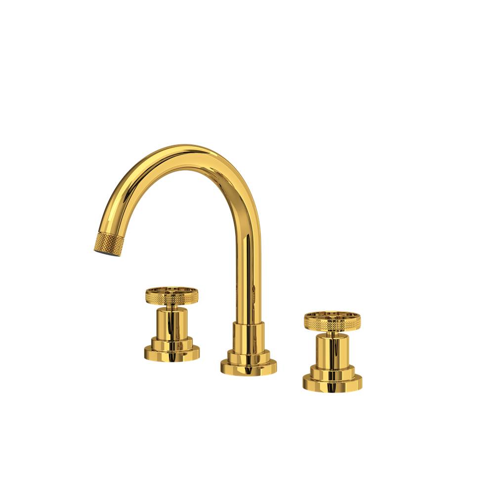 Rohl CP08D3IW Campo Widespread Lavatory Faucet With C-Spout
