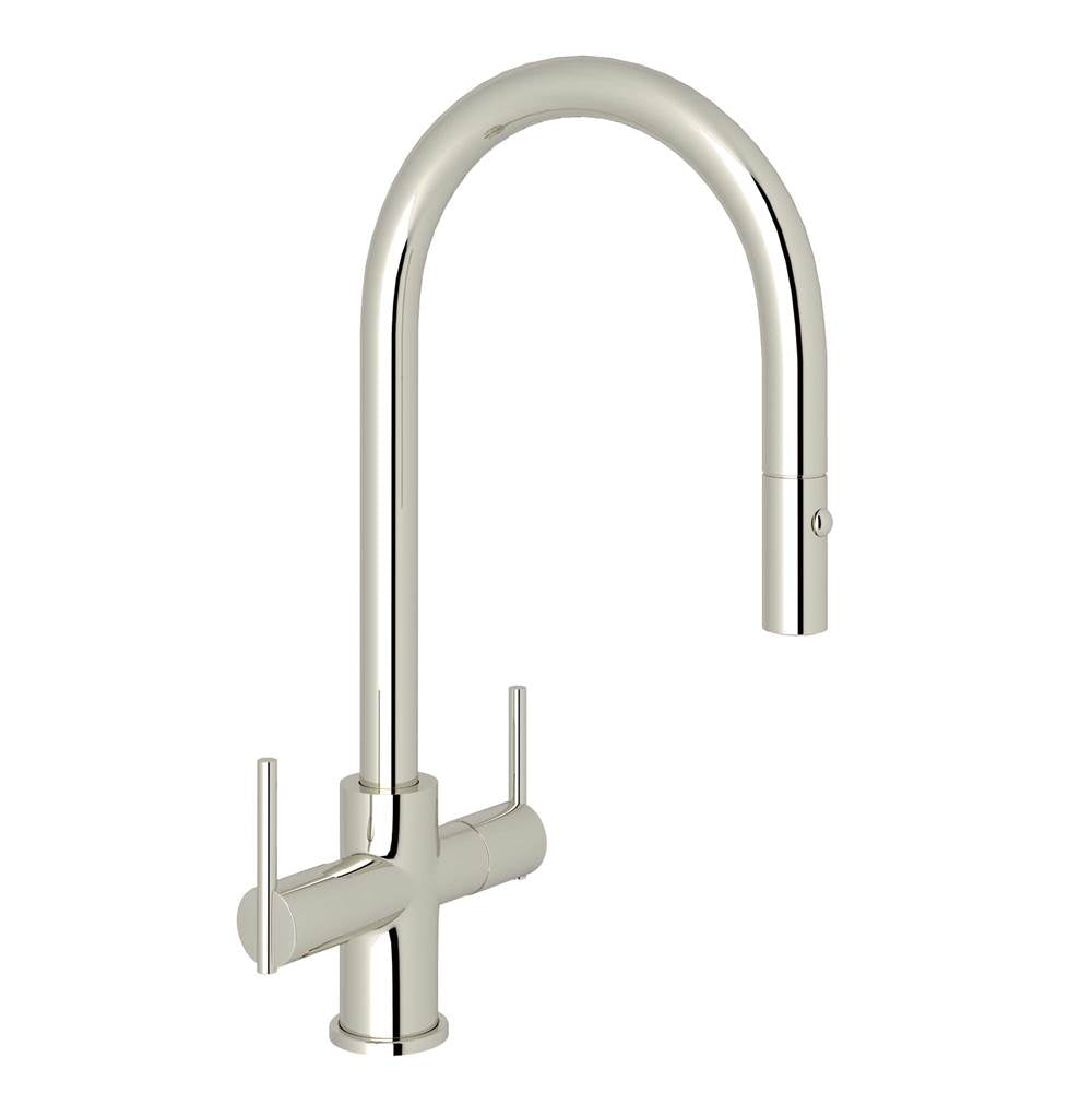 Rohl CY657L-2 Pirellone Two Handle Pull-Down Kitchen Faucet