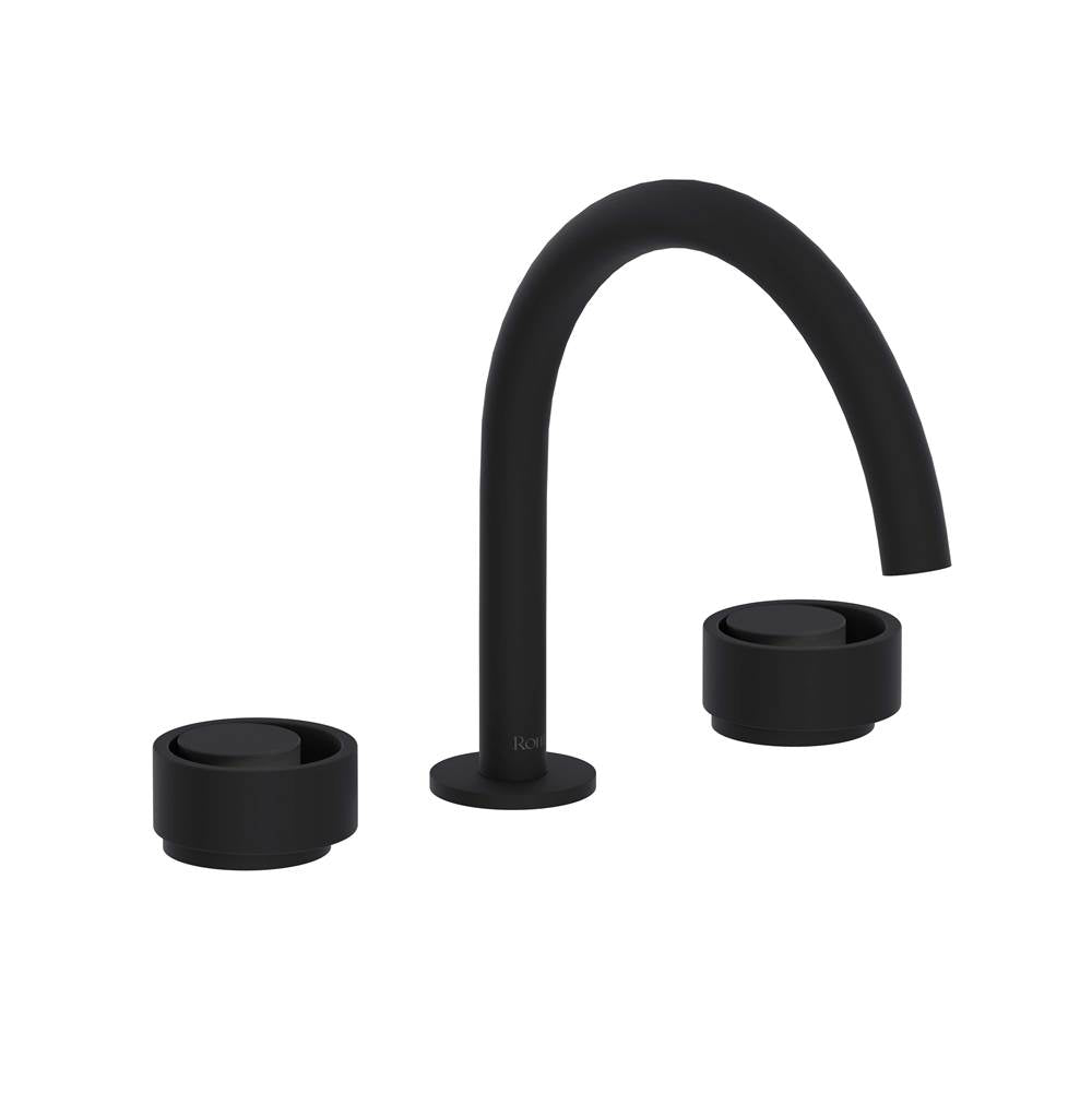 Rohl EC08D3IW Eclissi Widespread Lavatory Faucet With C-Spout