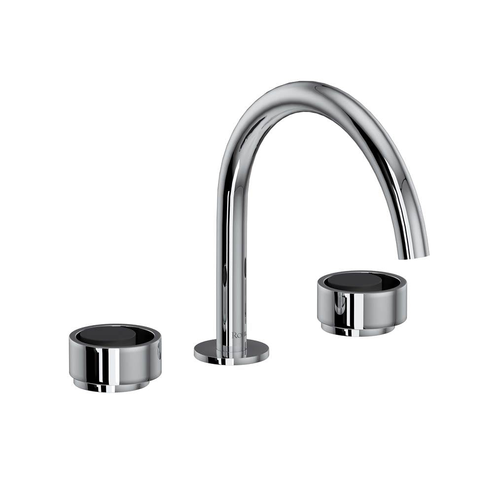Rohl EC08D3IW Eclissi Widespread Lavatory Faucet With C-Spout