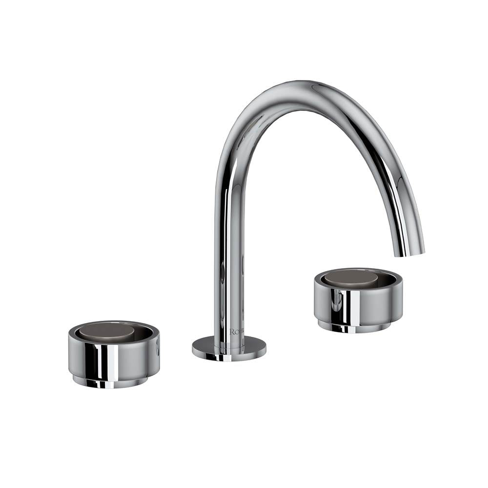 Rohl EC08D3IW Eclissi Widespread Lavatory Faucet With C-Spout