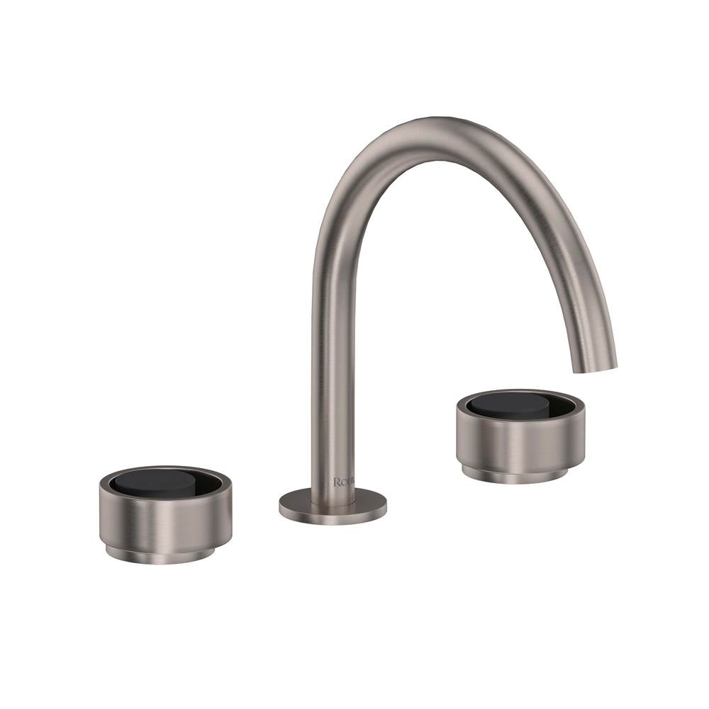 Rohl EC08D3IW Eclissi Widespread Lavatory Faucet With C-Spout