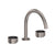 Rohl EC08D3IW Eclissi Widespread Lavatory Faucet With C-Spout