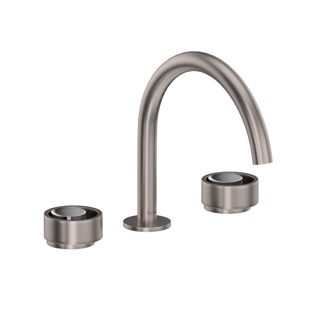 Rohl EC08D3IW Eclissi Widespread Lavatory Faucet With C-Spout