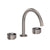 Rohl EC08D3IW Eclissi Widespread Lavatory Faucet With C-Spout