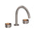 Rohl EC08D3IW Eclissi Widespread Lavatory Faucet With C-Spout