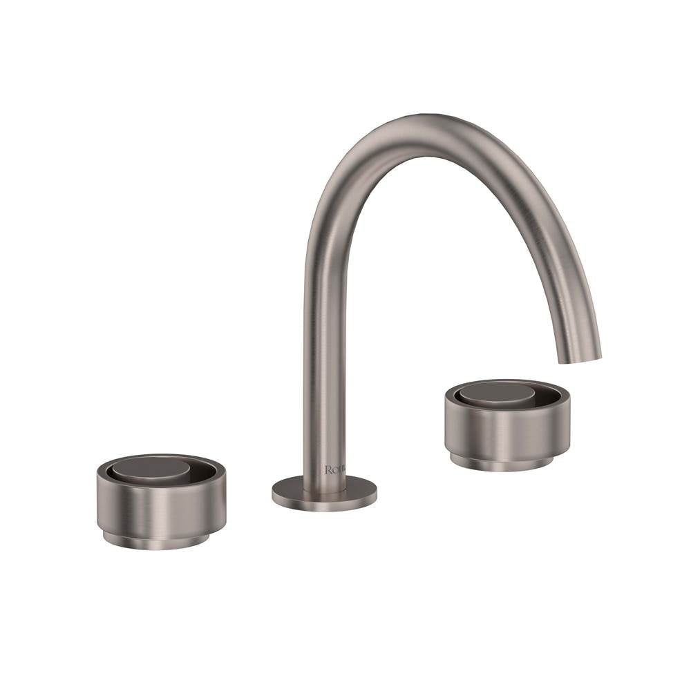 Rohl EC08D3IW Eclissi Widespread Lavatory Faucet With C-Spout