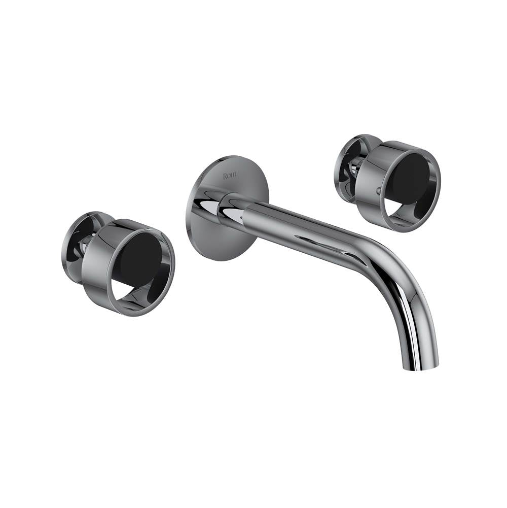 Rohl EC08W3IW Eclissi Wall Mount Lavatory Faucet Trim With C-Spout