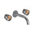 Rohl EC08W3IW Eclissi Wall Mount Lavatory Faucet Trim With C-Spout