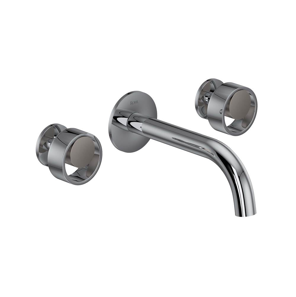 Rohl EC08W3IW Eclissi Wall Mount Lavatory Faucet Trim With C-Spout