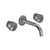 Rohl EC08W3IW Eclissi Wall Mount Lavatory Faucet Trim With C-Spout