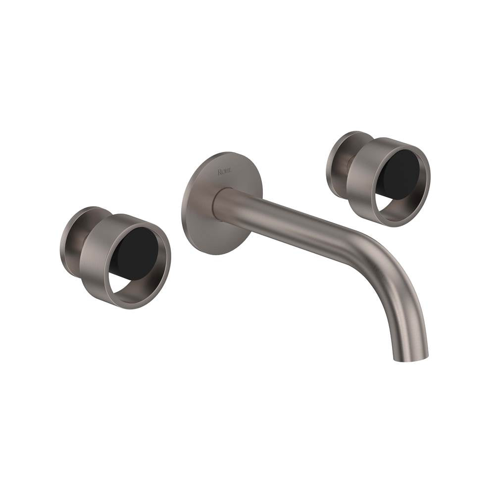 Rohl EC08W3IW Eclissi Wall Mount Lavatory Faucet Trim With C-Spout