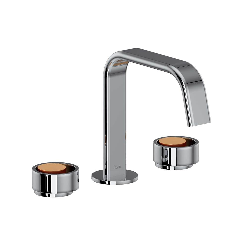 Rohl EC09D3IW Eclissi Widespread Lavatory Faucet With U-Spout