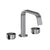 Rohl EC09D3IW Eclissi Widespread Lavatory Faucet With U-Spout