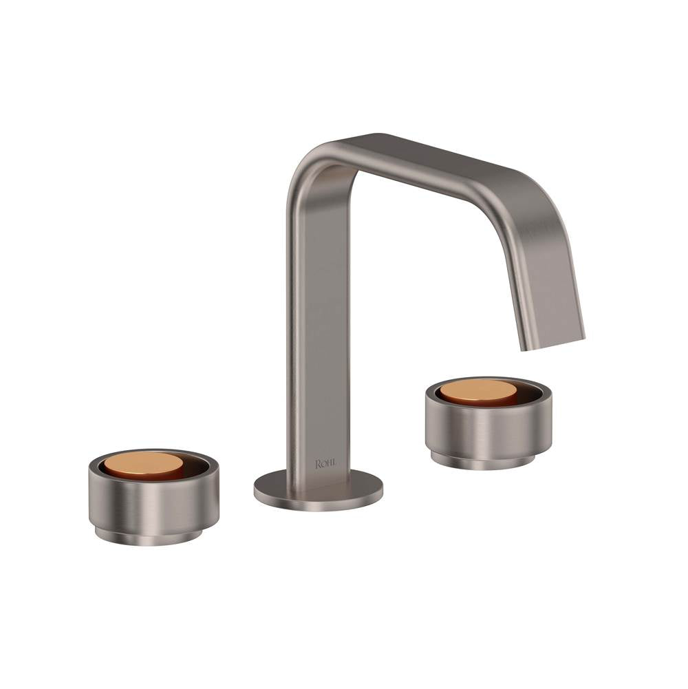 Rohl EC09D3IW Eclissi Widespread Lavatory Faucet With U-Spout