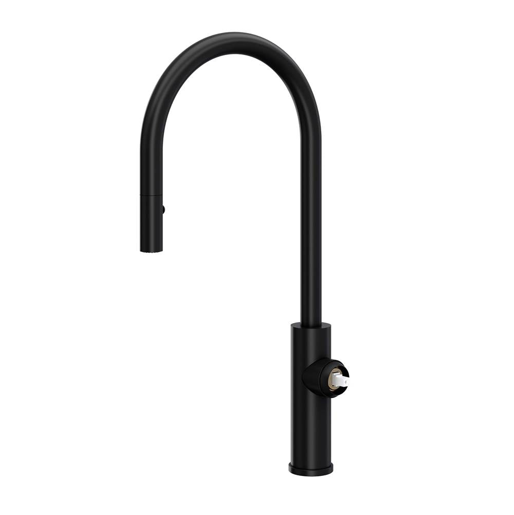 Rohl EC55D1 Eclissi Pull-Down Kitchen Faucet With C-Spout - Less Handle