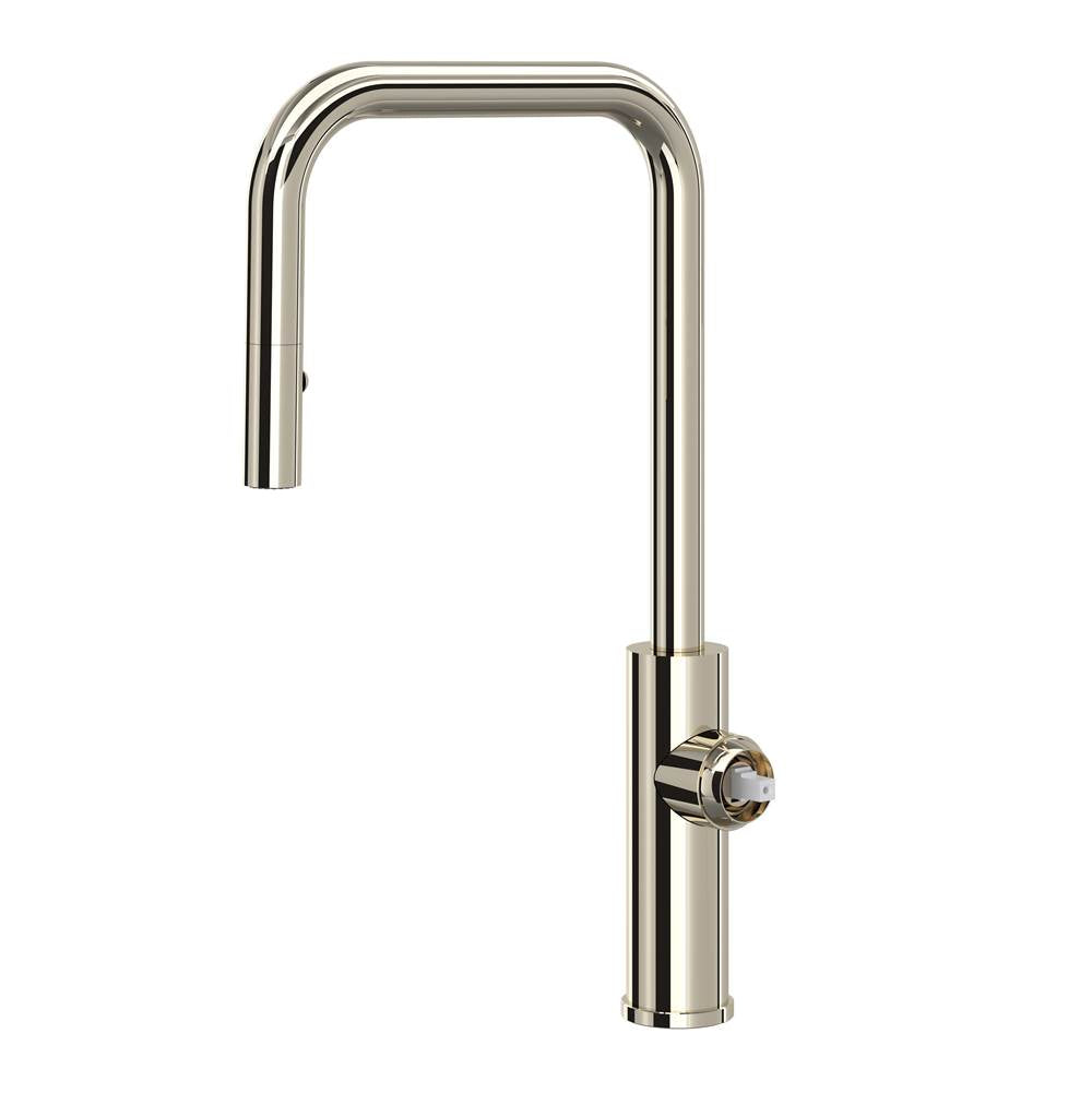 Rohl EC56D1 Eclissi Pull-Down Kitchen Faucet With U-Spout - Less Handle