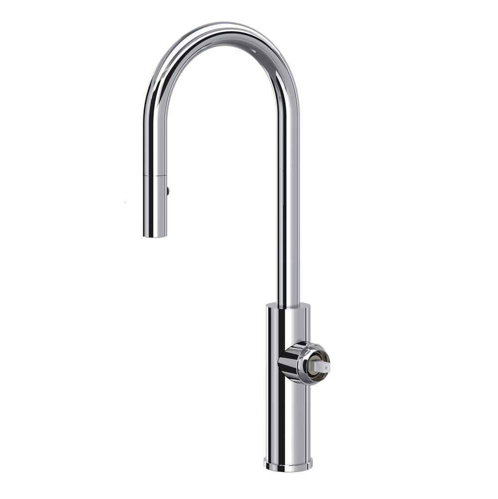Rohl EC65D1 Eclissi Pull-Down Bar/Food Prep Kitchen Faucet With C-Spout - Less Handle - Parent