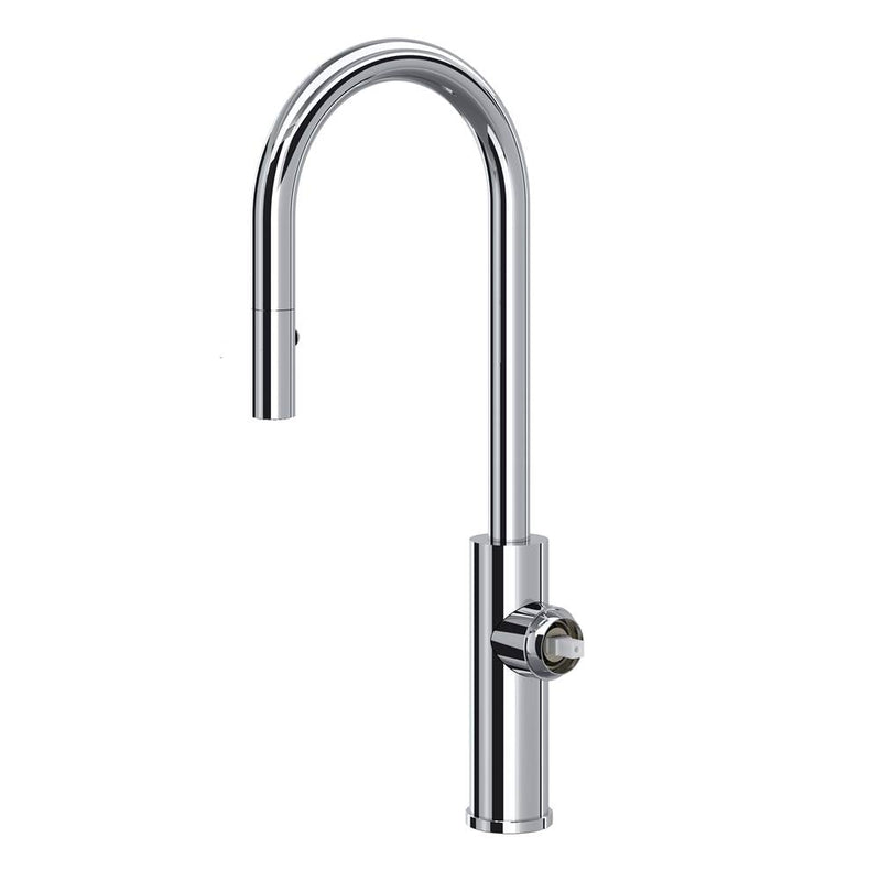 Rohl EC65D1 Eclissi Pull-Down Bar/Food Prep Kitchen Faucet With C-Spout - Less Handle - Parent