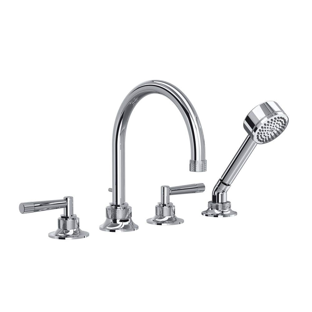 Rohl MB06D4LM Graceline 4-Hole Deck Mount Tub Filler