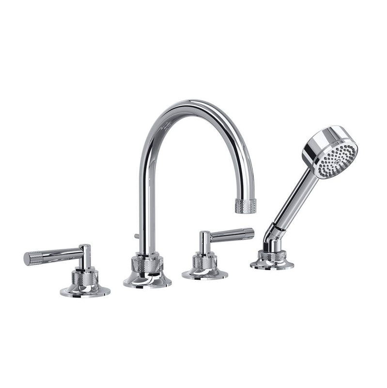 Rohl MB06D4LM Graceline 4-Hole Deck Mount Tub Filler