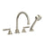 Rohl MB06D4LM Graceline 4-Hole Deck Mount Tub Filler