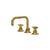 Rohl MB2009DM-2 Graceline Widespread Lavatory Faucet With U-Spout