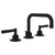 Rohl MB2009LM-2 Graceline Widespread Lavatory Faucet With U-Spout