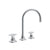 Rohl MB2019DM-2 Graceline Widespread Lavatory Faucet With C-Spout