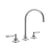 Rohl MB2019LM-2 Graceline Widespread Lavatory Faucet With C-Spout