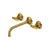 Rohl MB2030DMTO-2 Graceline Wall Mount Lavatory Faucet Trim