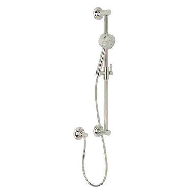 Rohl MB2046 Graceline Handshower Set With 24" Slide Bar and 5-Function Handshower