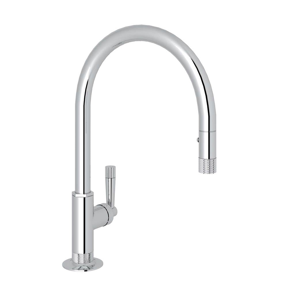 Rohl MB7930LM-2 Graceline Pull-Down Kitchen Faucet With C-Spout
