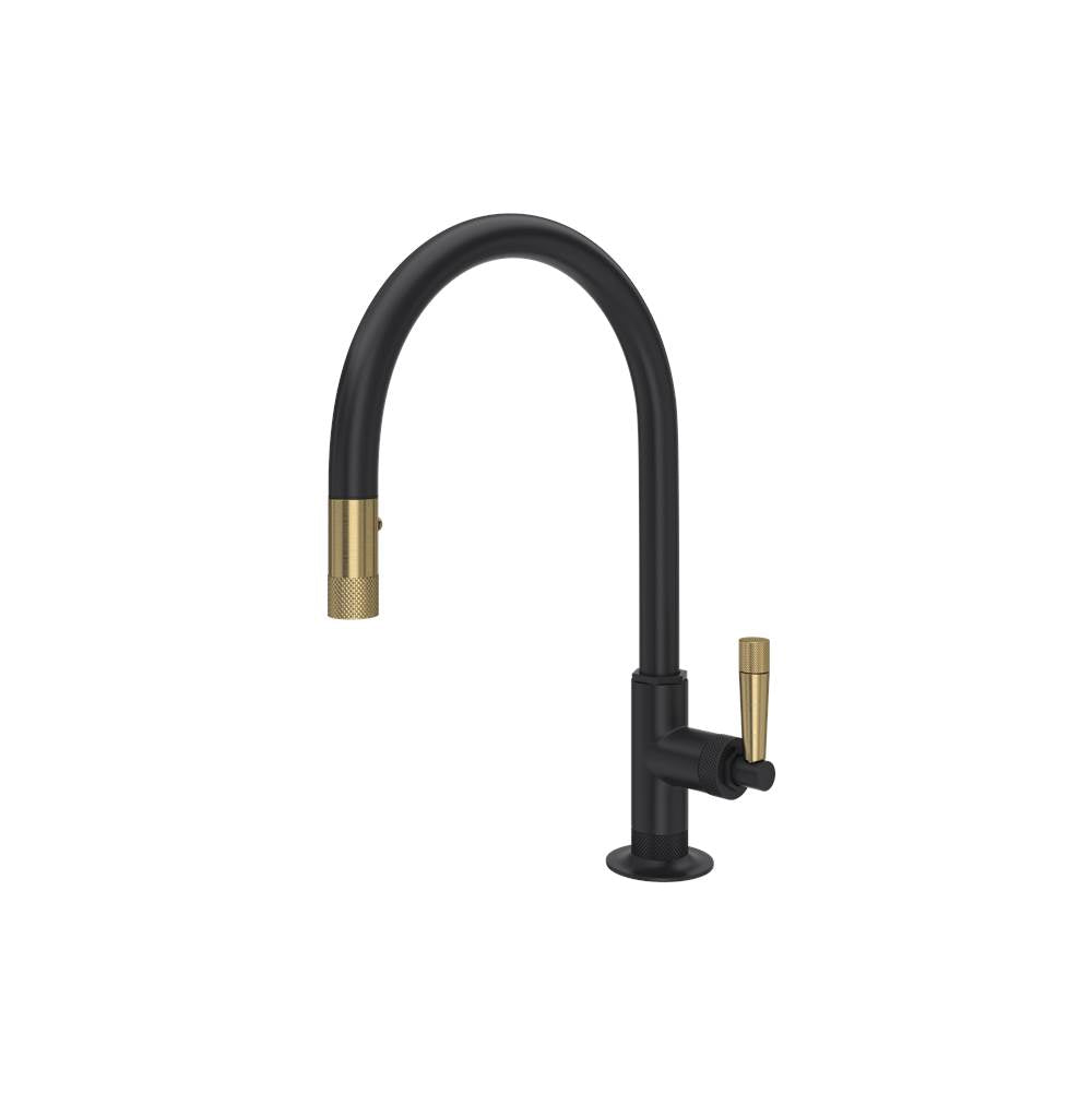 Rohl MB7930LM-2 Graceline Pull-Down Kitchen Faucet With C-Spout