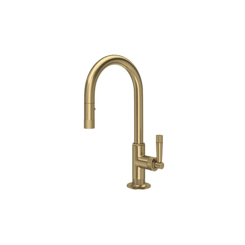 Rohl MB7930SLM-2 Graceline Pull-Down Bar/Food Prep Kitchen Faucet With C-Spout - Parent