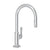 Rohl MB7930SLM-2 Graceline Pull-Down Bar/Food Prep Kitchen Faucet With C-Spout