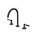 Rohl MD08D3LM Modelle Widespread Lavatory Faucet With C-Spout