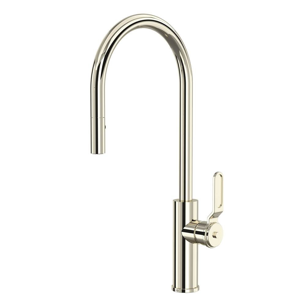 Rohl MY55D1LM Myrina Pull-Down Kitchen Faucet With C-Spout