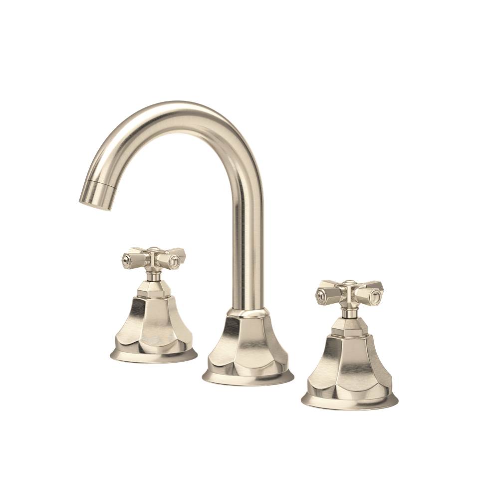 Rohl PN08D3XM Palladian Widespread Lavatory Faucet With C-Spout