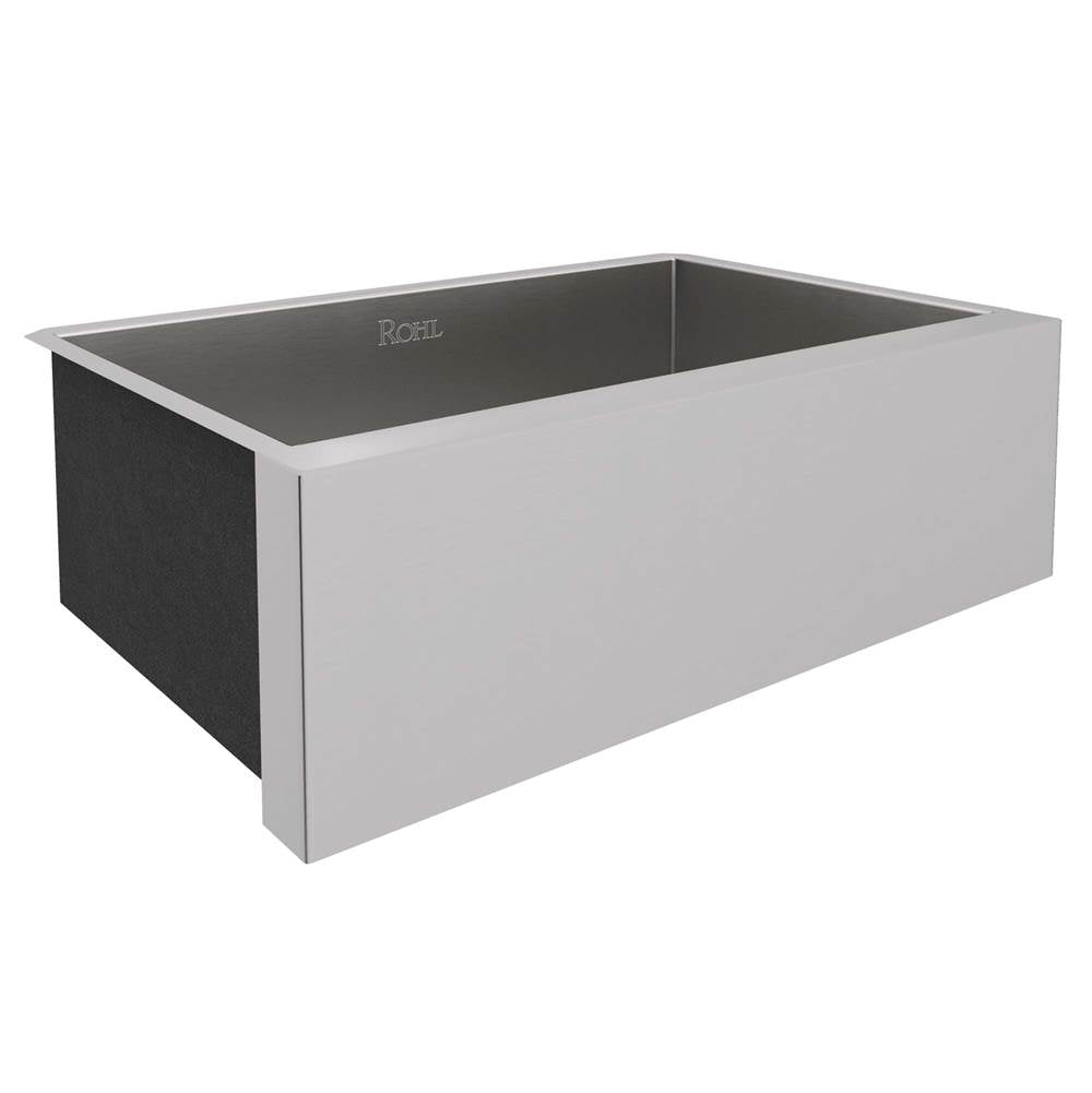 Rohl RSA3018SB Proscenio 30" Single Bowl Apron Front Stainless Steel Kitchen Sink