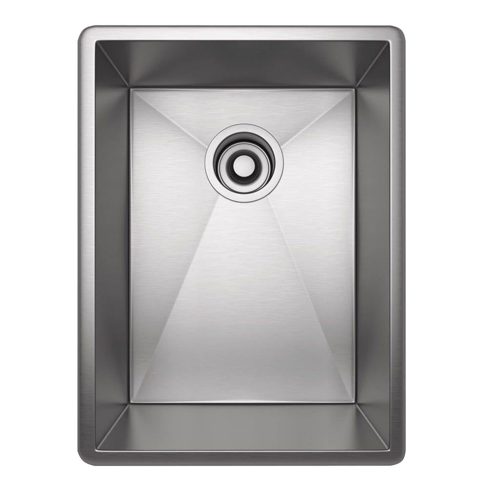 Rohl RSS1318SB Forze 13" Single Bowl Stainless Steel Kitchen Or Bar/Food Prep Sink