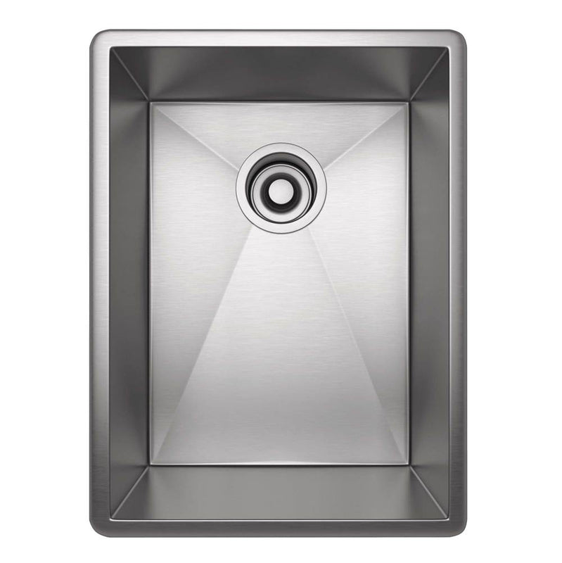 Rohl RSS1318SB Forze 13" Single Bowl Stainless Steel Kitchen Or Bar/Food Prep Sink