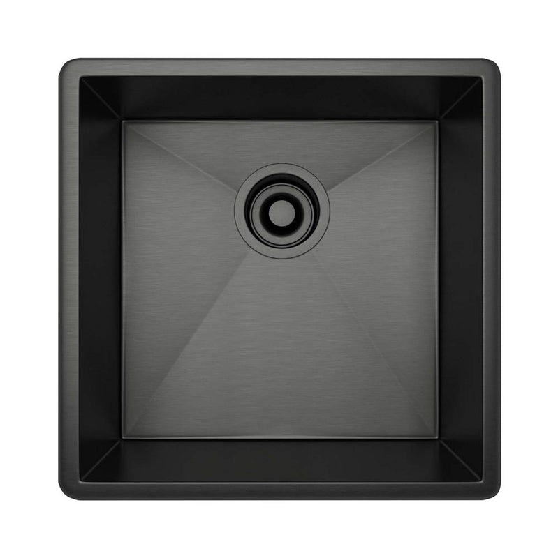 Rohl RSS1515 Forze 15" Single Bowl Stainless Steel Kitchen Or Bar/Food Prep Sink - Parent