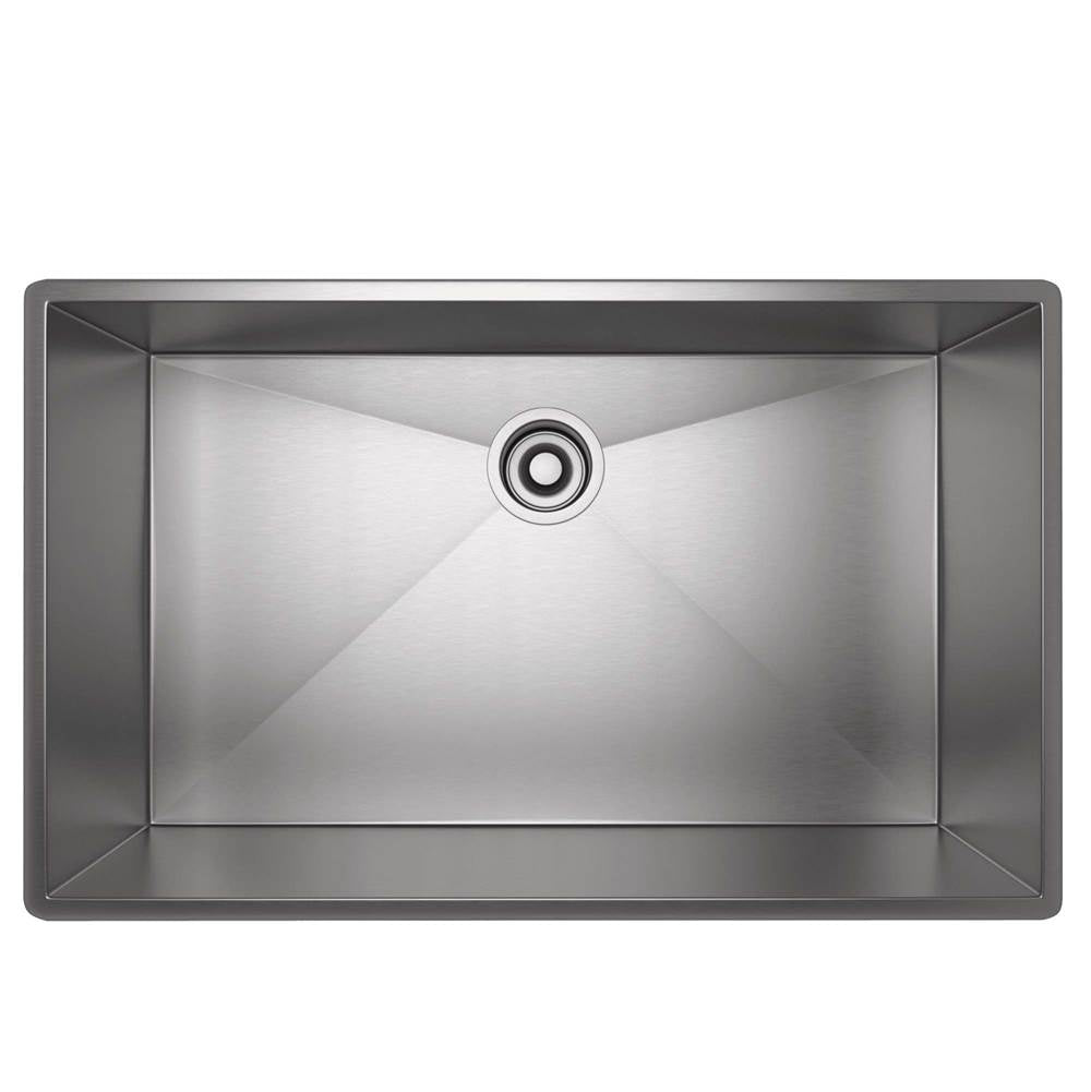 Rohl RSS3018 Forze 30" Single Bowl Stainless Steel Kitchen Sink