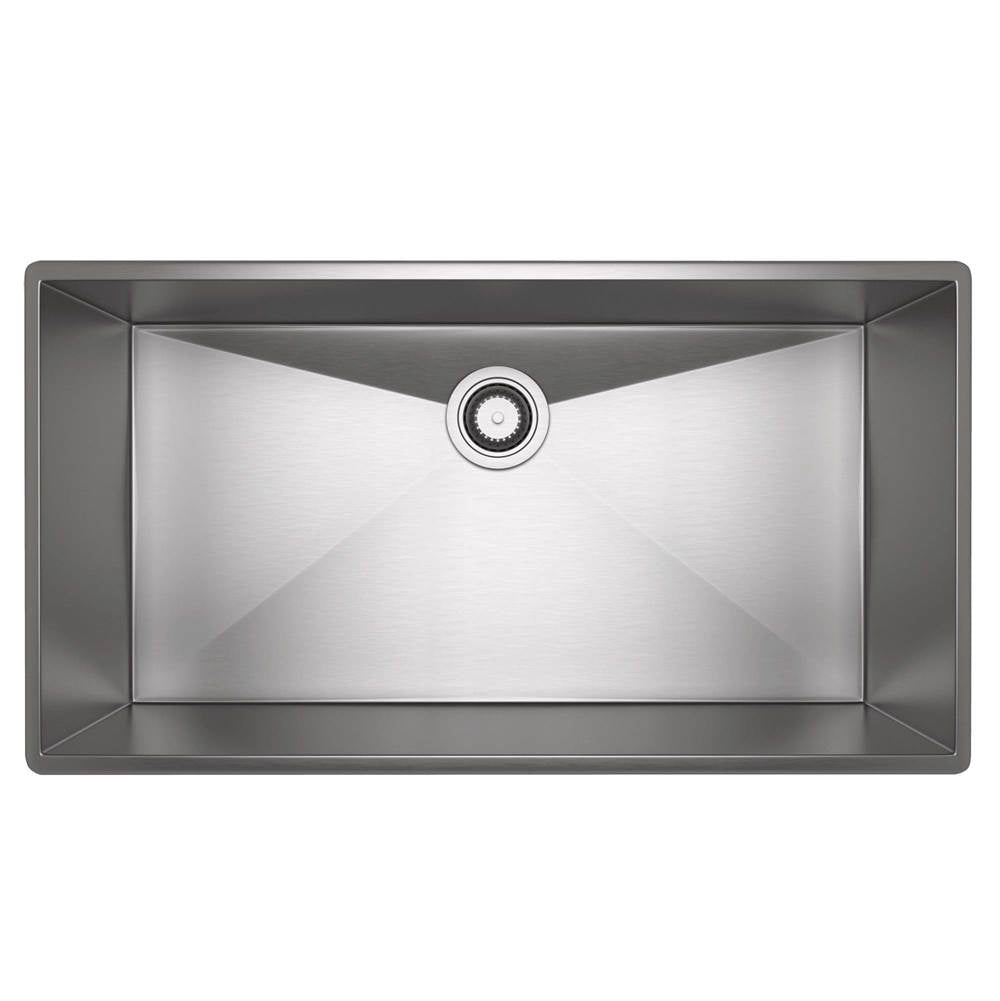 Rohl RSS3318 Forze 33" Single Bowl Stainless Steel Kitchen Sink