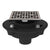 Rohl SDCI2-3142 Cast Iron 2" No Hub Drain Kit With 3142 Weave Decorative Cover